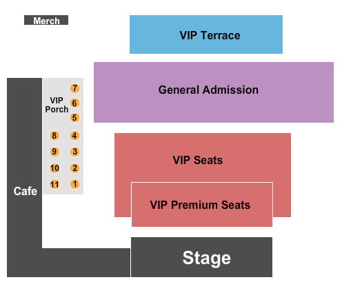 John T. Floore Country Store Willie Nelson Seating Chart